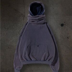 Ditch Masked Casual Hoodie in Dark Gray